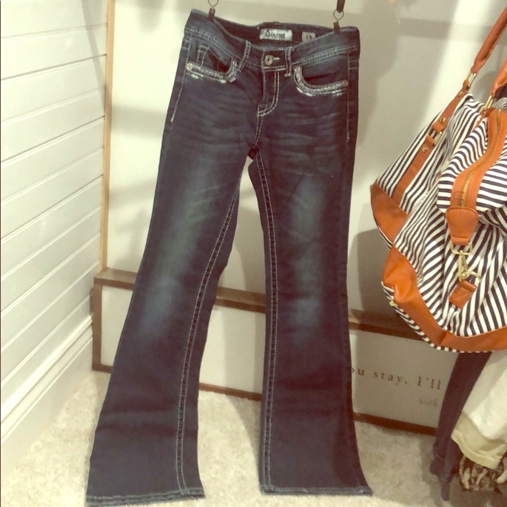 Girls Jeans! Bootcut. Never worn!!